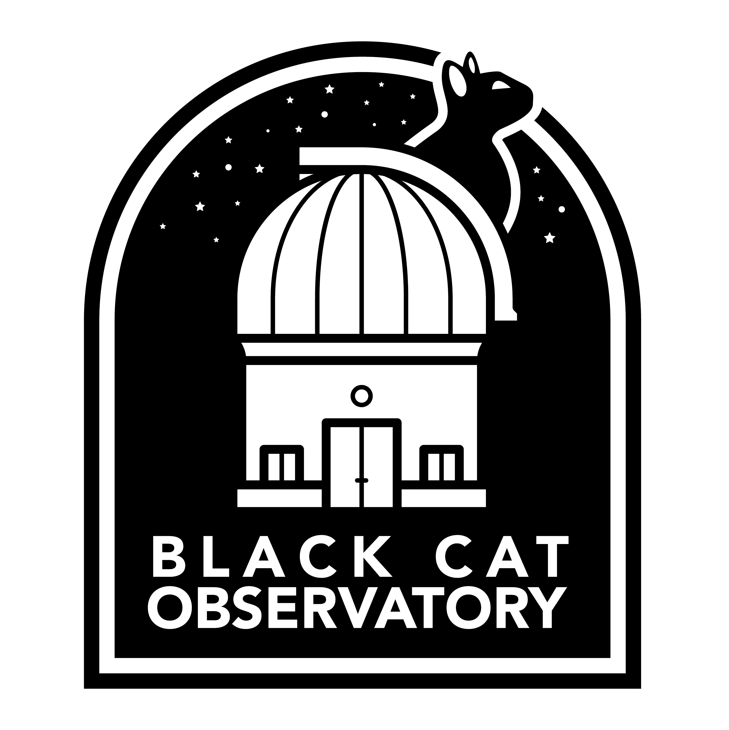 Black Cat Observatory Logo