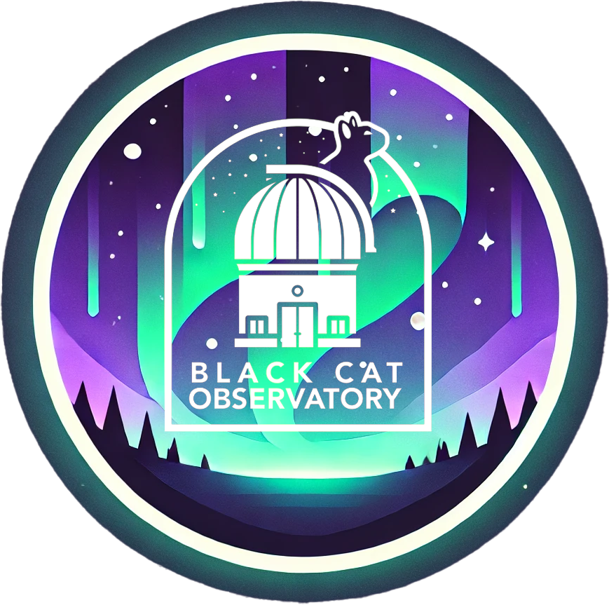Black Cat Observatory Logo